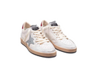 Sneakers GOLDEN GOOSE, Ball Star Sneakers In Leather And Suede White Red Grey