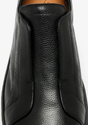 Loafers SANTONI,Leather slip-on, Black