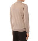 Bluza GRAN SASSO, silk and wool polo, Bej