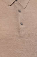 Bluza GRAN SASSO, silk and wool polo, Bej