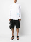 Camasa DSQUARED2, Insertie logo bleu, Alb