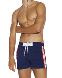 Short DSQUARED2, Logo Tape, Albastru