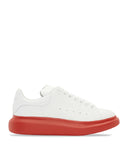 SNEAKERS ALEXANDER MCQUEEN - 553680WHTQ476, Insertie rosie, Piele