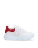 Sneakers Alexander Mcqueen, Insertie piele, Alb