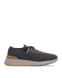 Sneakers BRUNELLO CUCINELLI, Grey Anthracite, Low Top Design