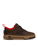 Sneakers CHRISTIAN LOUBOUTIN,  Reversed calf leather - Cafe - Men