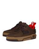 Sneakers CHRISTIAN LOUBOUTIN,  Reversed calf leather - Cafe - Men