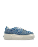 Sneakers FENDI, FF Jaquard Details, Light Blue