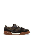 Sneakers FENDI, Match, Monogram Print, Brown