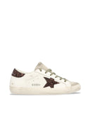 Sneakers GOLDEN GOOSE, STARDAN, Brown Glitter attach, Alb
