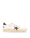 Sneakers Golden Goose, Animal Print Ball Star, Low Top, White