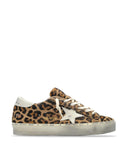Sneakers Golden Goose, Hi Star, Animal Print Design, Brown