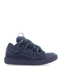 Sneakers Lanvin, Curb Round Toe Lace-Up, Navy Blue