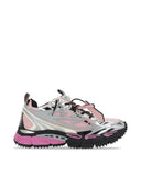 Sneakers OFF WHITE, Be Right Back Lace-Up, Women, Pink Details, Grey