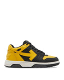 Sneakers OFF WHITE,  Low Top Out of Office, Black Yellow
