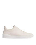 Sneakers Zegna, Low Top White Triple Stitch S4667ZLHCVOPAN