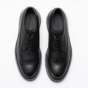 GNV Shoes, Brogue Style, Sturdy Sole Detail, Black