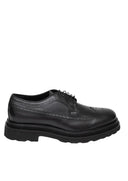 GNV Shoes, Brogue Style, Sturdy Sole Detail, Black