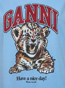 Tricou GANNI, Tiger Print, Organic Cotton