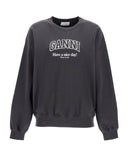 Hanorac GANNI, Text Print, Black