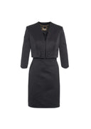 Rochie ELISABETTA FRANCHI, DRESS WITH JACKET, Negru