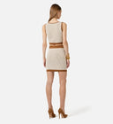 Top ELISABETTA FRANCHI, Chenille top with waffle stitch