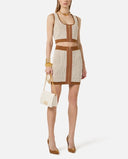 Top ELISABETTA FRANCHI, Chenille top with waffle stitch
