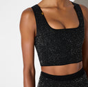 Top ELISABETTA FRANCHI, Cu paiete atasate, Negru