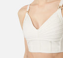 Top ELISABETTA FRANCHI, Top in 3D knit fabric