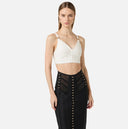 Top ELISABETTA FRANCHI, Top in 3D knit fabric