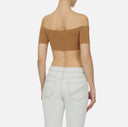 Top ELISABETTA FRANCHI,  knit fabric, Maro