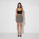 Top ELISABETTA FRANCHI, Technical fabric top, Black