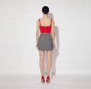 Top ELISABETTA FRANCHI, Technical fabric top, Red