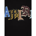 Tricou AMIRI, Blue T-shirt with a logo, Black