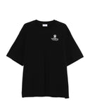 TRICOU OFF WHITE ,Barber Diagonal Skate Logo T-Shirt, Oversized