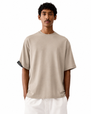 Tricou JACQUEMUS, Rond Carré T-shirt, Beige 4