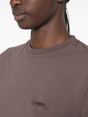 Tricou JACQUEMUS, Gros Grain MC cropped short-sleeve, Maro 3