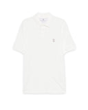 Tricou BRUNELLO CUCINELLI, Logo Embroidered, Polo, White