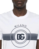 Tricou DOLCE&GABBANA, Tricou cu imprimeu DG, White
