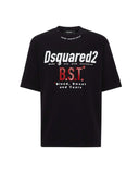 Tricou DSQUARED2, Blood Sweat Tears, Loose Fit, Black