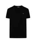 Tricou DSQUARED2, Brand Logo, Guler V Black