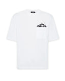 Tricou DSQUARED2, Icon Pocket, White