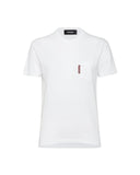 Tricou DSQUARED2, Just Right Fit, Red Label, White