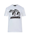 Tricou DSQUARED2, Rabbit Print, White