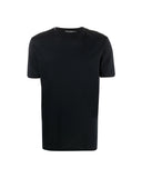 Tricou Dolce & Gabbana, Logo Label, Crew Neck, Navy Blue