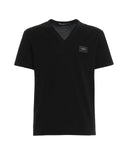 Tricou Dolce&Gabbana, Negru, Logo Atasat