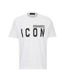 Tricou Dsquared2, Icon Frontal, WHITE S80GC0001100