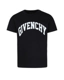 Tricou Givenchy, Front Logo Brand, Negru