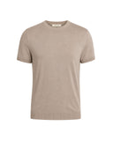 Tricou LBM, Maglia manica corta in lino e cotone brown