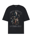 Tricou OFF WHITE, Mary Skate cotton T-shirt, Negru, Oversized